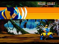 une photo d'Ã©cran de X-Men VS Street Fighter sur Sony Playstation
